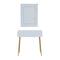 Set of 2" White Wood Contemporary Console Table with Mirror, 31" x 31" x 16"